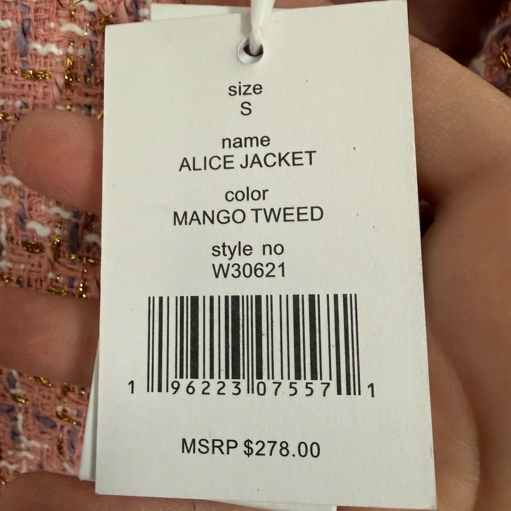 Walter Baker Women's Rose Tweed Blazer - Picture 3 of 10